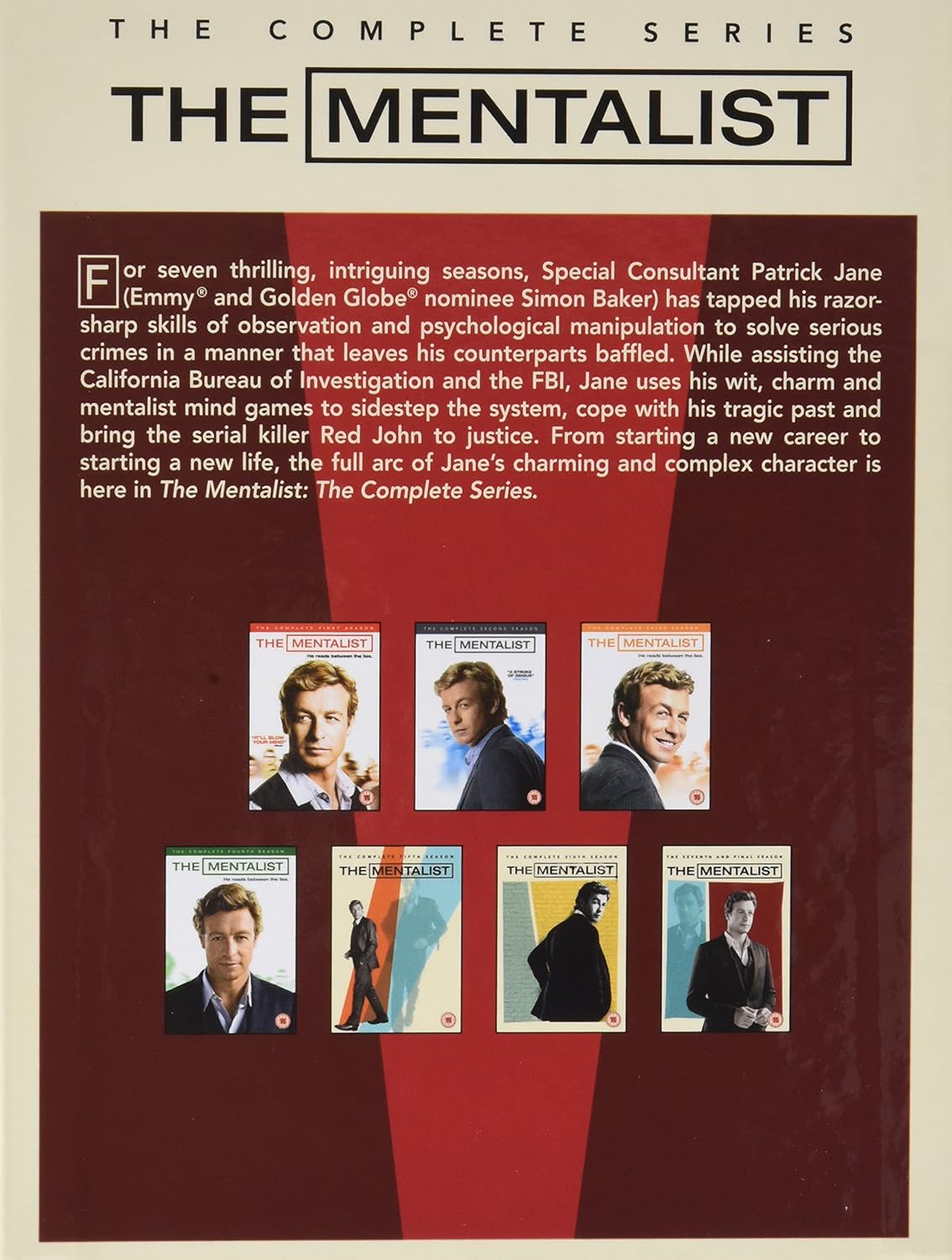 Mentalist - Säsong 1-7 (34-disc) - 2
