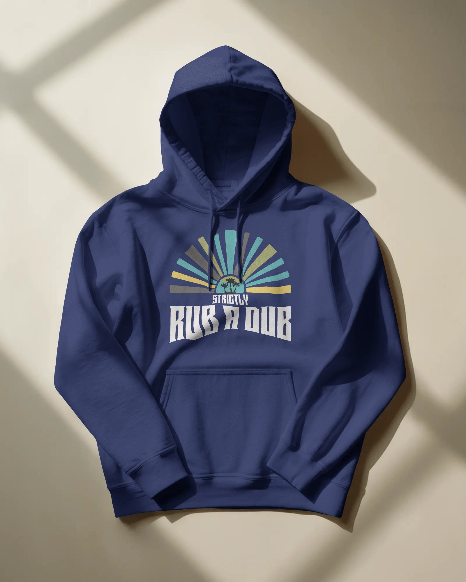 Strictly Rub A Dub Hoodie Navy Blue