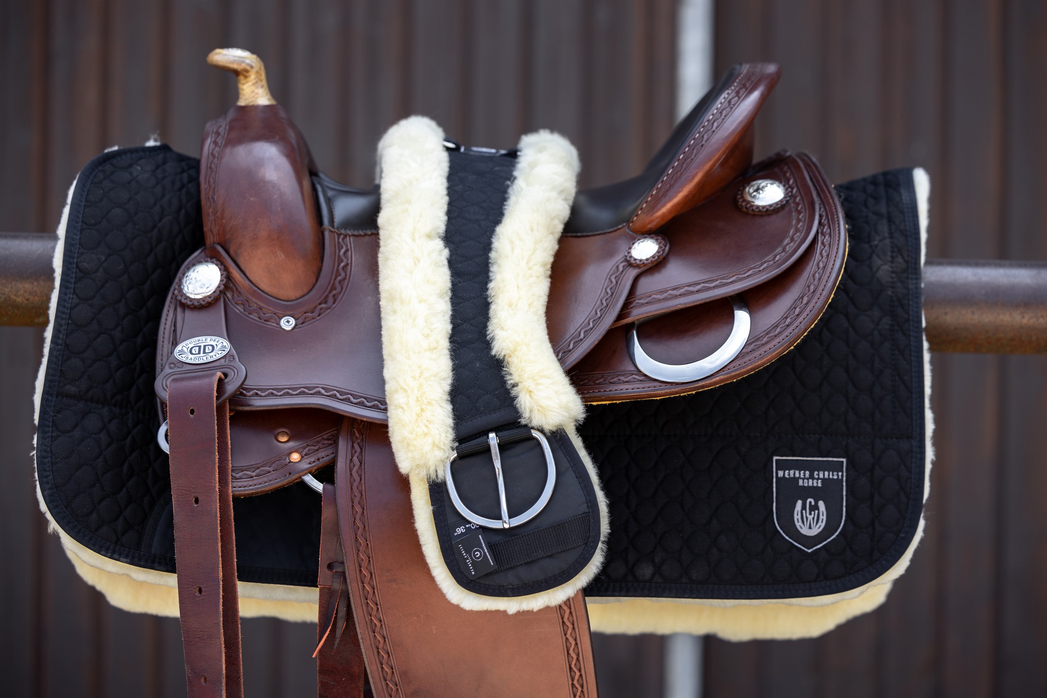 Horsedream® Westernpad 6136 Square (30 mm lambskin) - 10