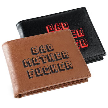 Bad Mother Fucker plånbok brun och svart variant