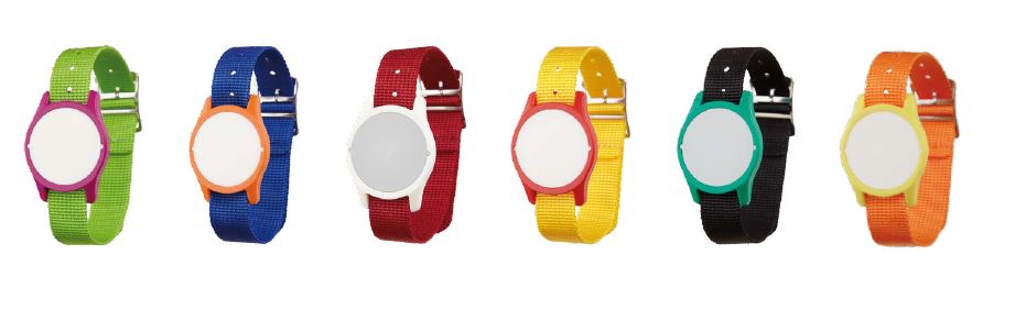 RFID-armband, nylon, justerbar - 6