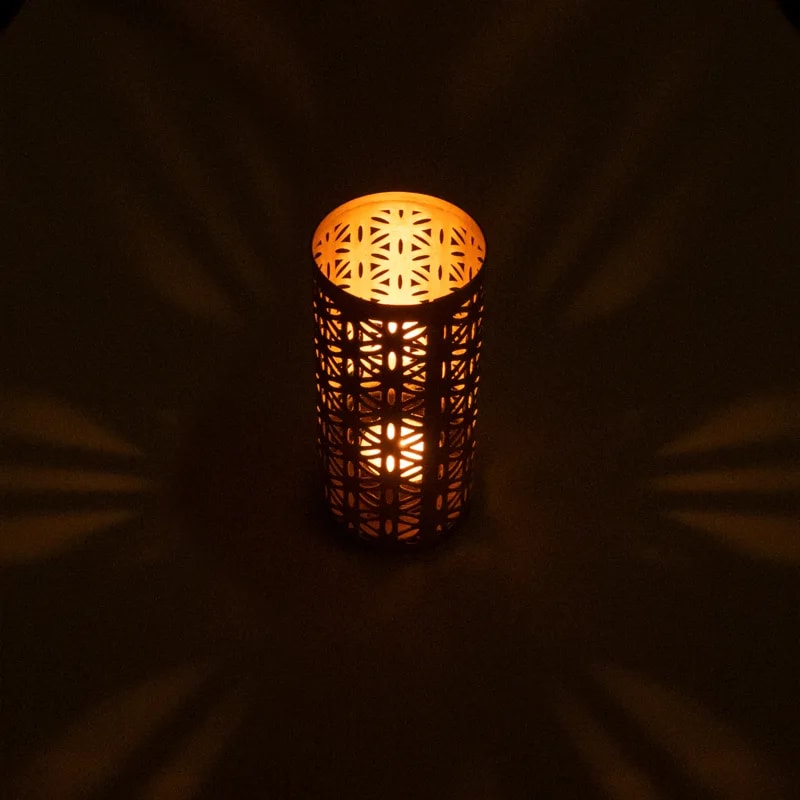 Värmeljus ljusstake " Flower of Life" - 3