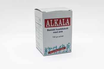 Alkala  pulver med zink, 150g (25246D  10/2030)