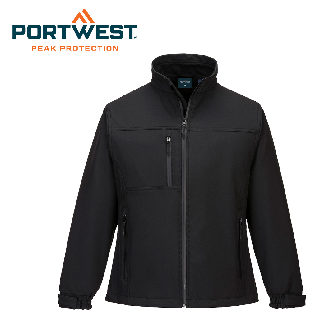Softshell-takki Portwest Orego, naisten, musta