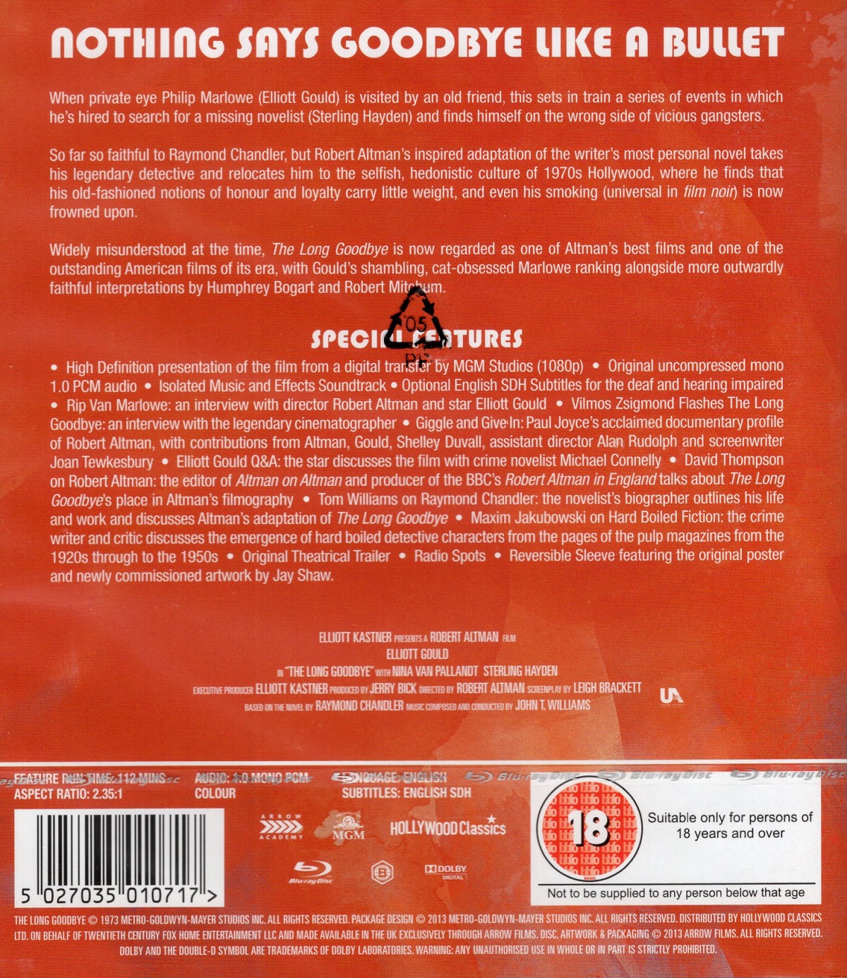 Long Goodbye (ej svensk text) (Blu-ray) - 2