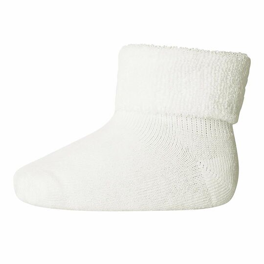PREMATURSOCKOR VIT FROTTÉ  2-pack