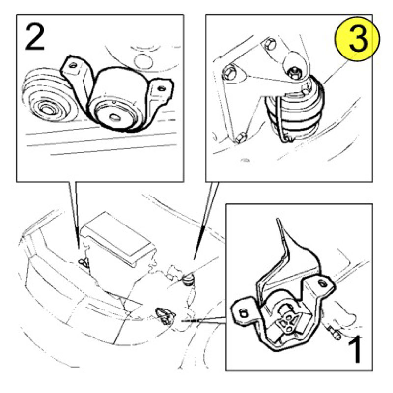 Engine mount (1) - 2