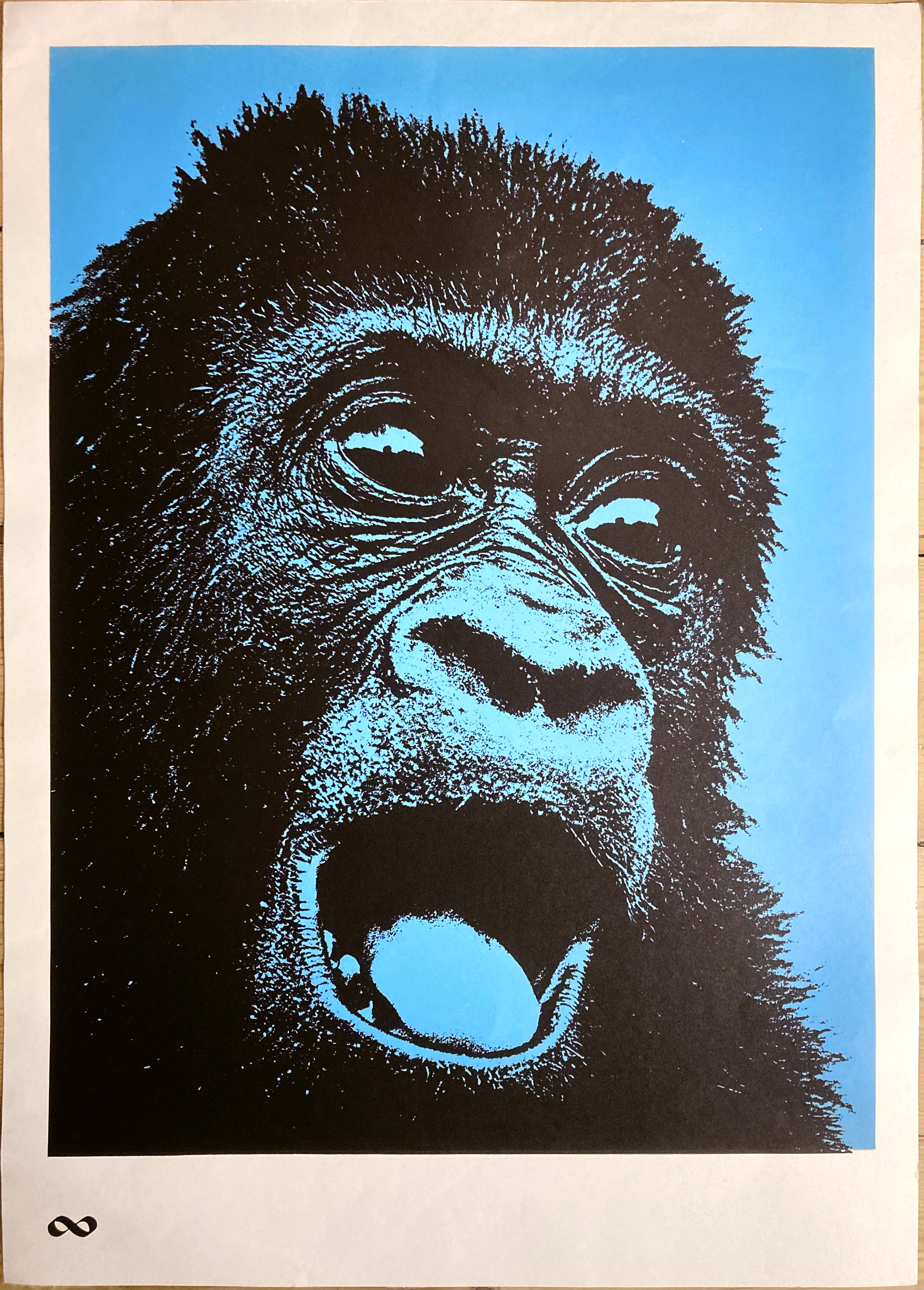 G.L. UNIT - Orangutang! KONSUM (ca 1970) Svart / blå