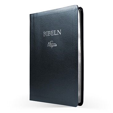 Svenska Folkbibeln 2015 Slimline, blått cabraskinn