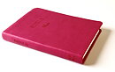 Svenska Folkbibeln 2015 Slimline, rosa skinnimitation