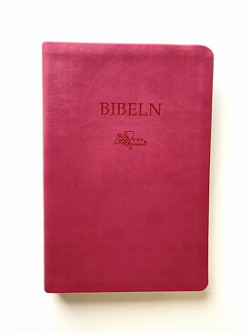 Svenska Folkbibeln 2015 Slimline, rosa skinnimitation