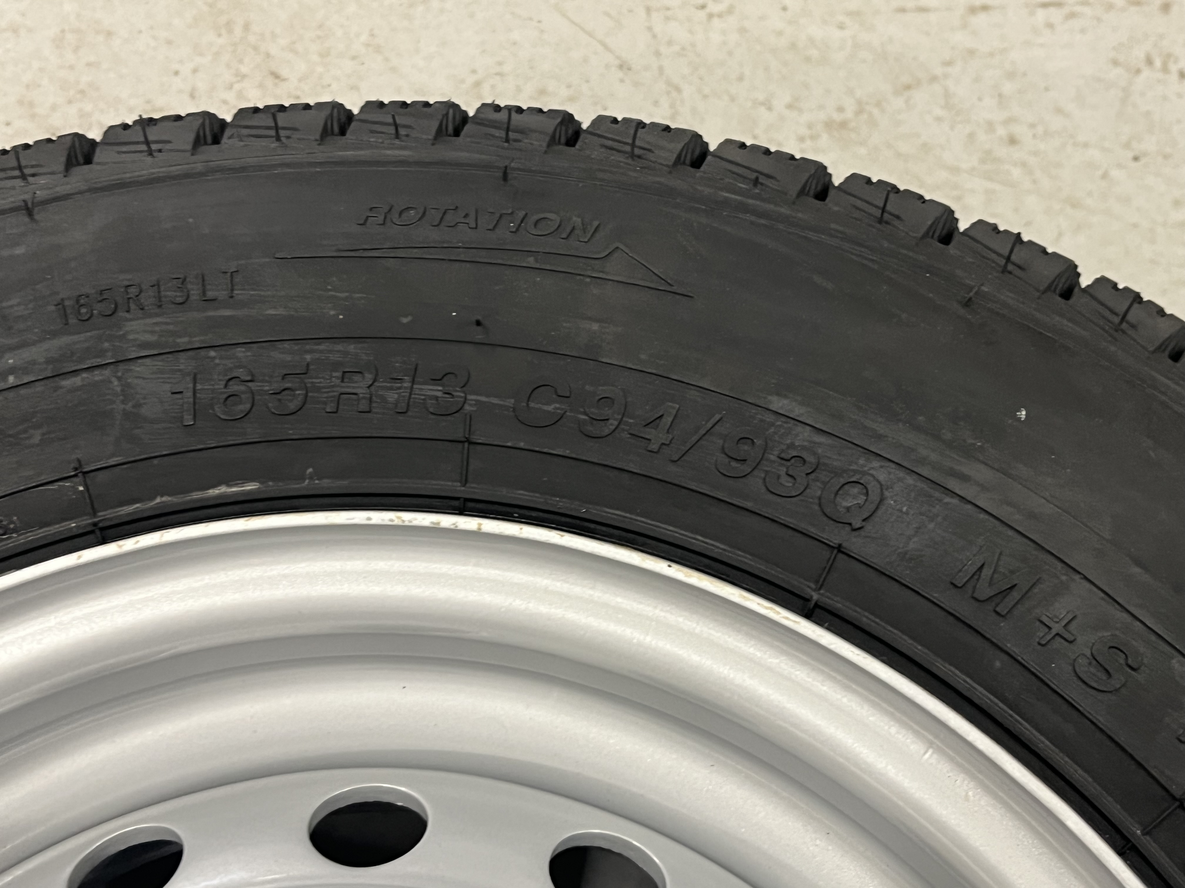 Dubbhjul 165/80 R13 C8 5 bult - 4