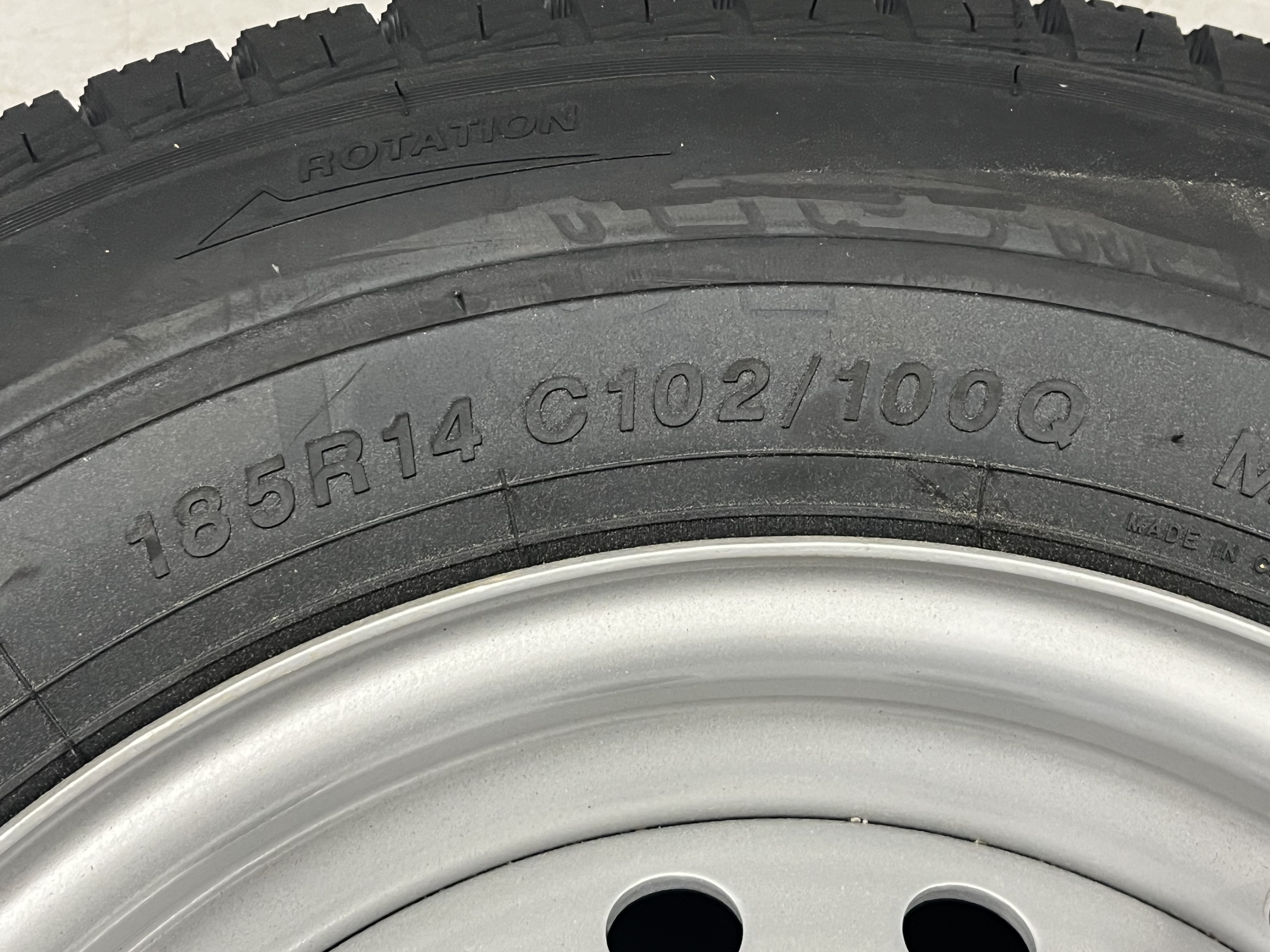 Dubbhjul 185/80 R14 C8 5 bult - 4