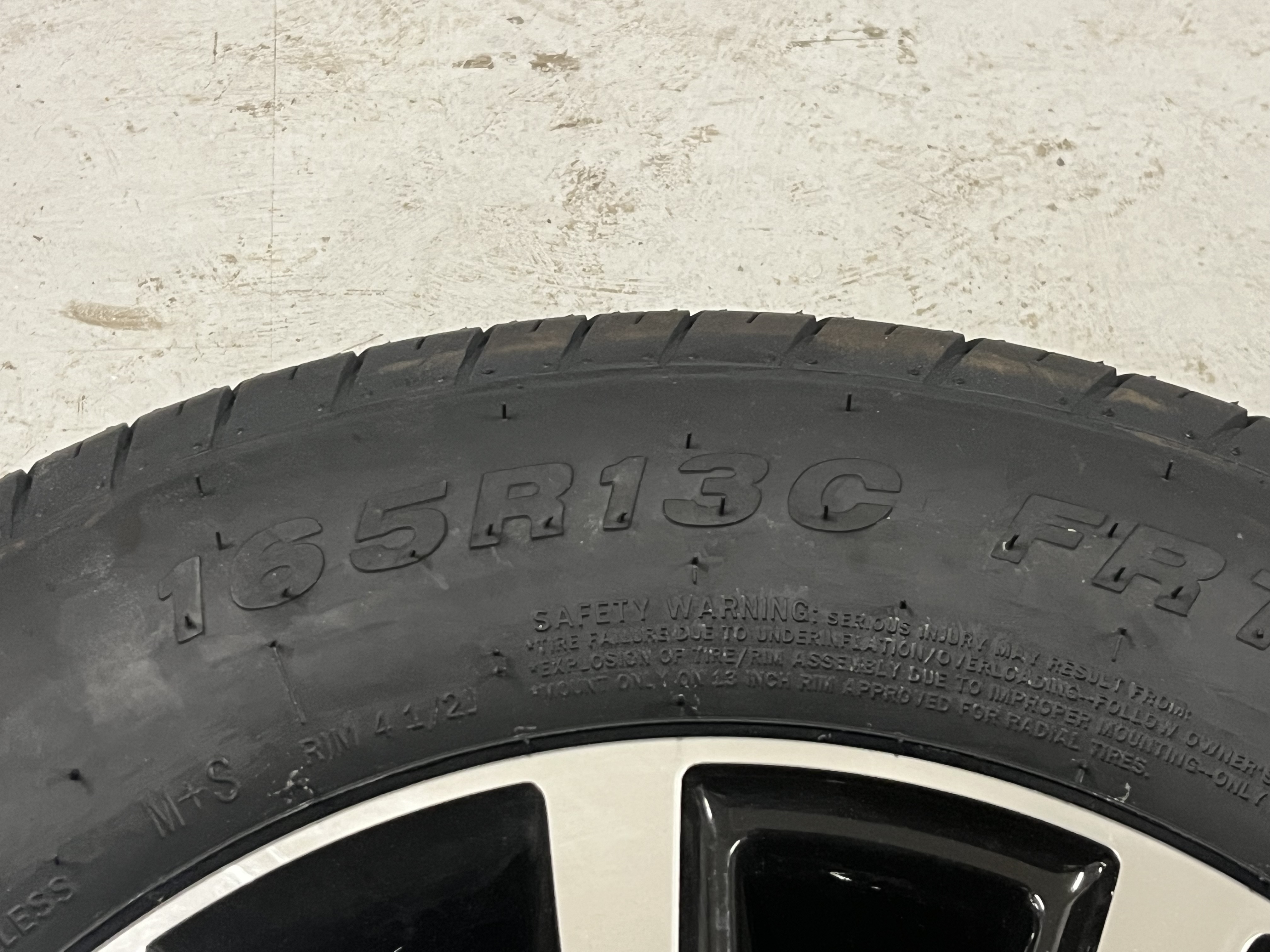 Aluminiumhjul sommar 165/80R13 C8 5 bult - 3