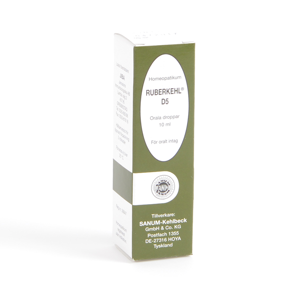 Ruberkehl droppar D5 10 ml