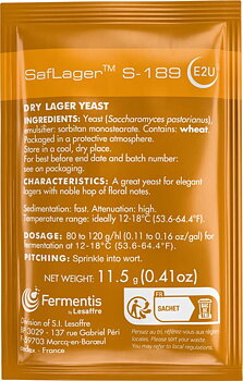 Fermentis Saflager S-189, 11.5 g