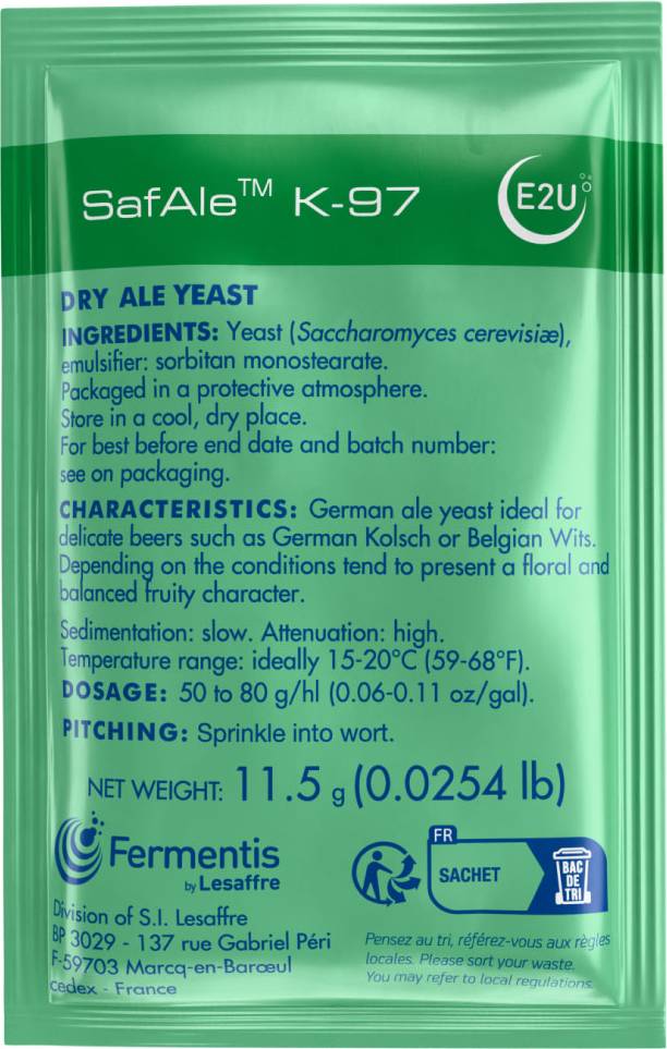 Fermentis SafAle K-97, 11.5 g