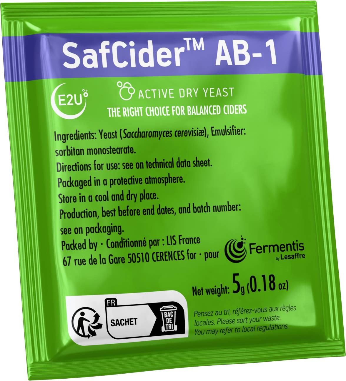 Fermentis SafCider AB-1, 5 g - 2