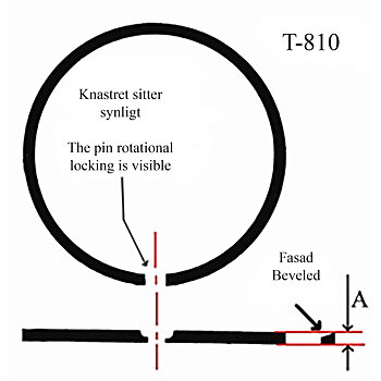 Männänrengassarja 43×1,5mm Yamaha FS1/DT50 T810:een