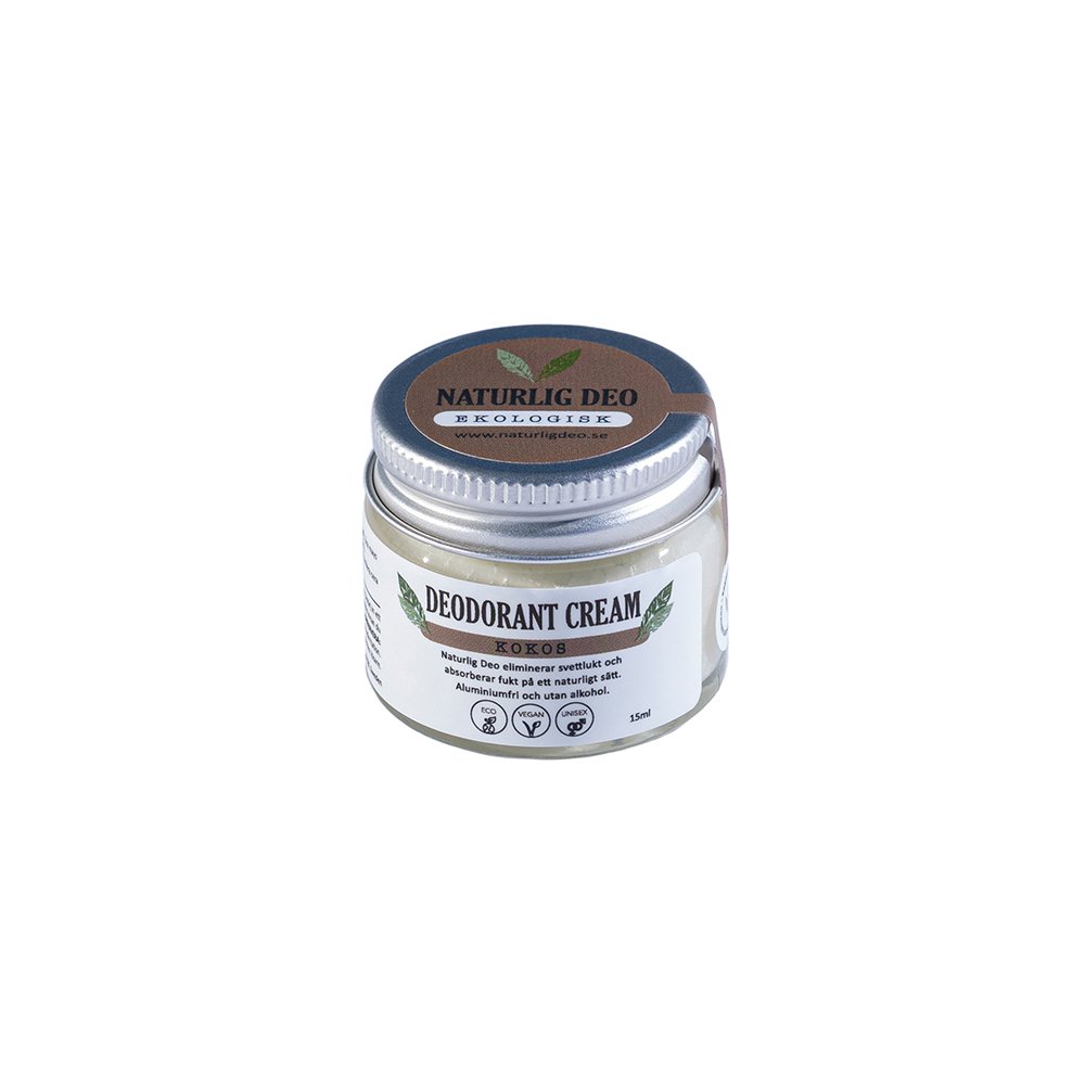 Krämdeo Kokos 15ml, Naturlig Deo