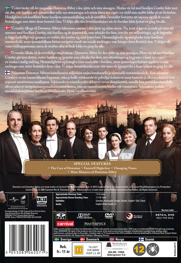 Downton Abbey - Säsong 6 - 2