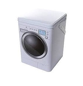Tvättmedelsburk burk för tvättmedel shabby chic lantlig stil