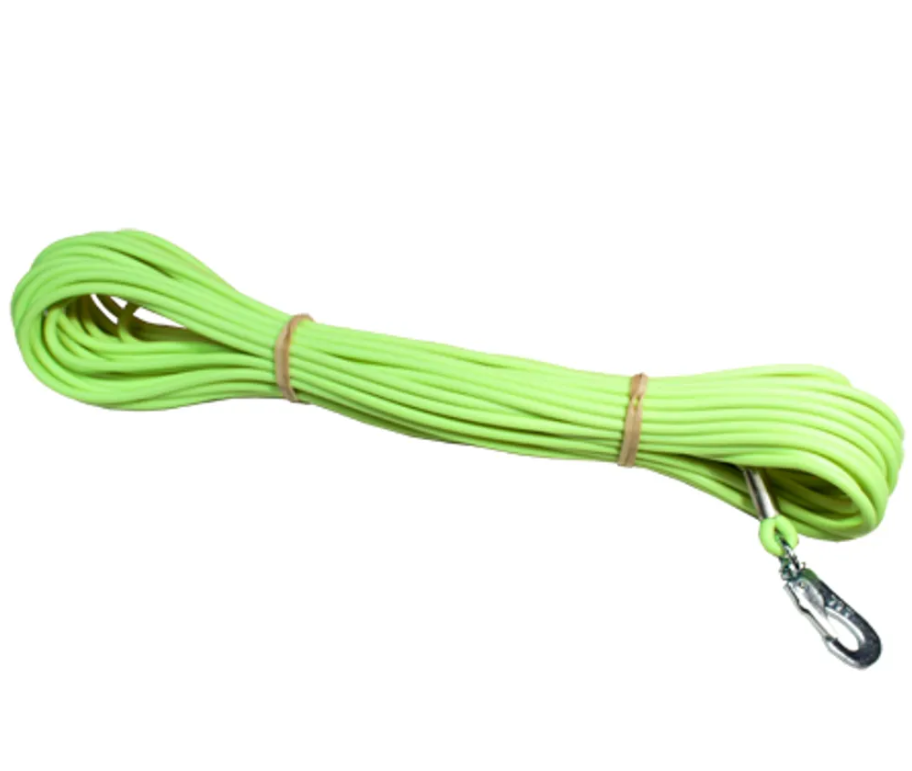 Alac Spårlina Biothane Gjuten Bruks - Limegrön (15 meter x 4 mm)