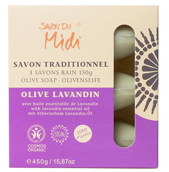 Oliv & Lavandin tvål 3-pack , Savon Du Midi