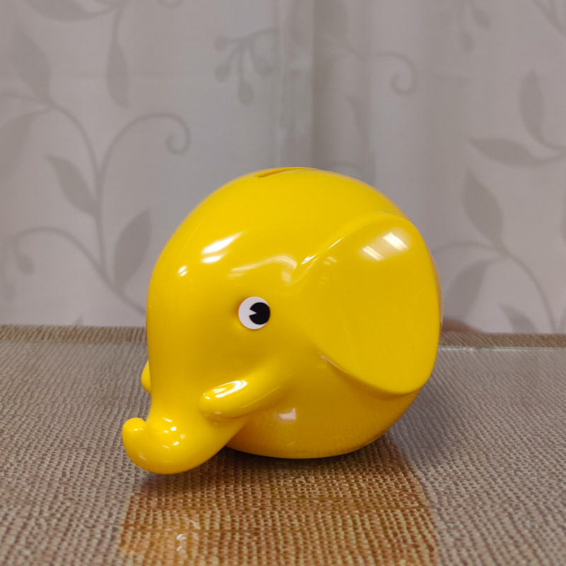 Gul sparelefant liten - 2