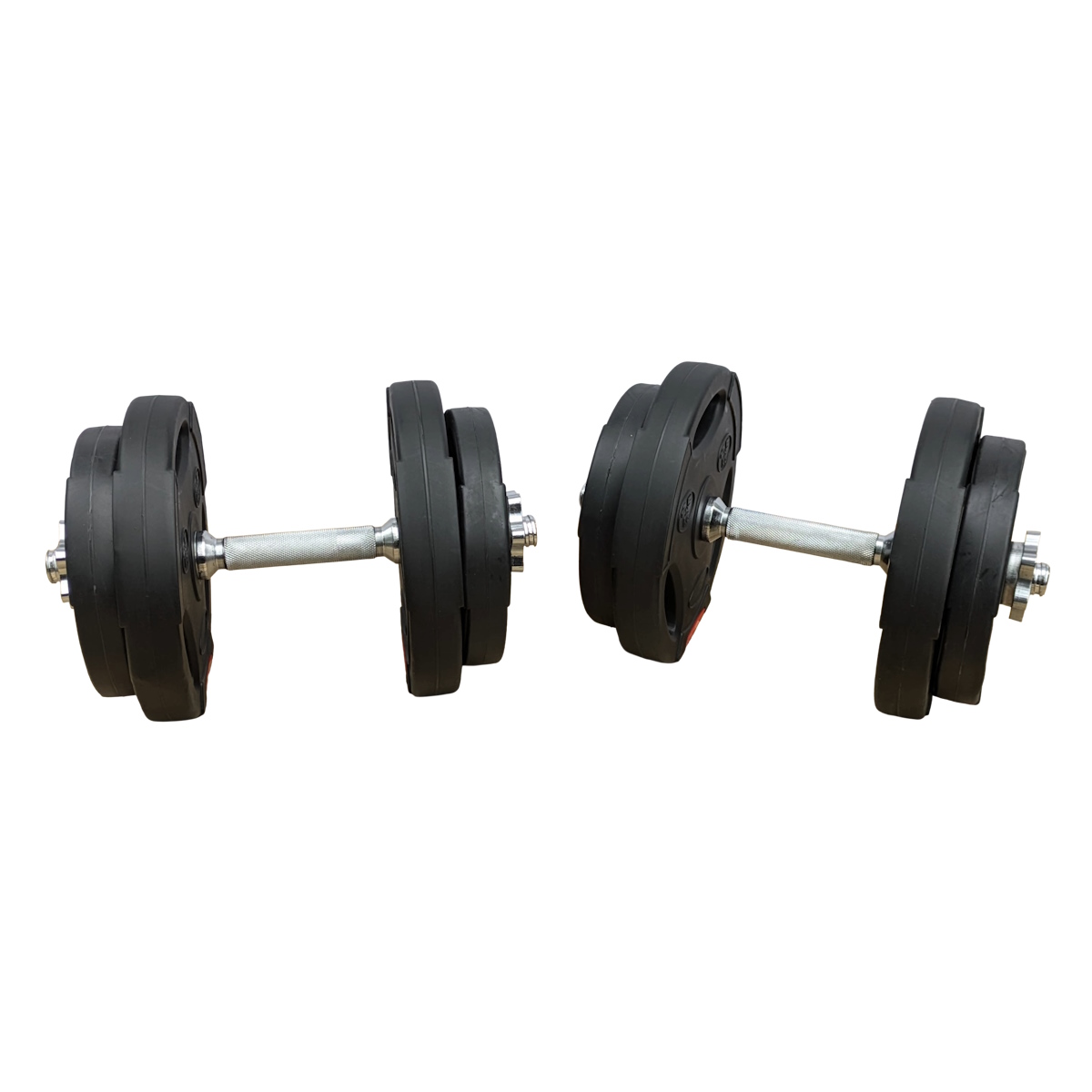 Hantelpaket 2x10 kg Plast - 2