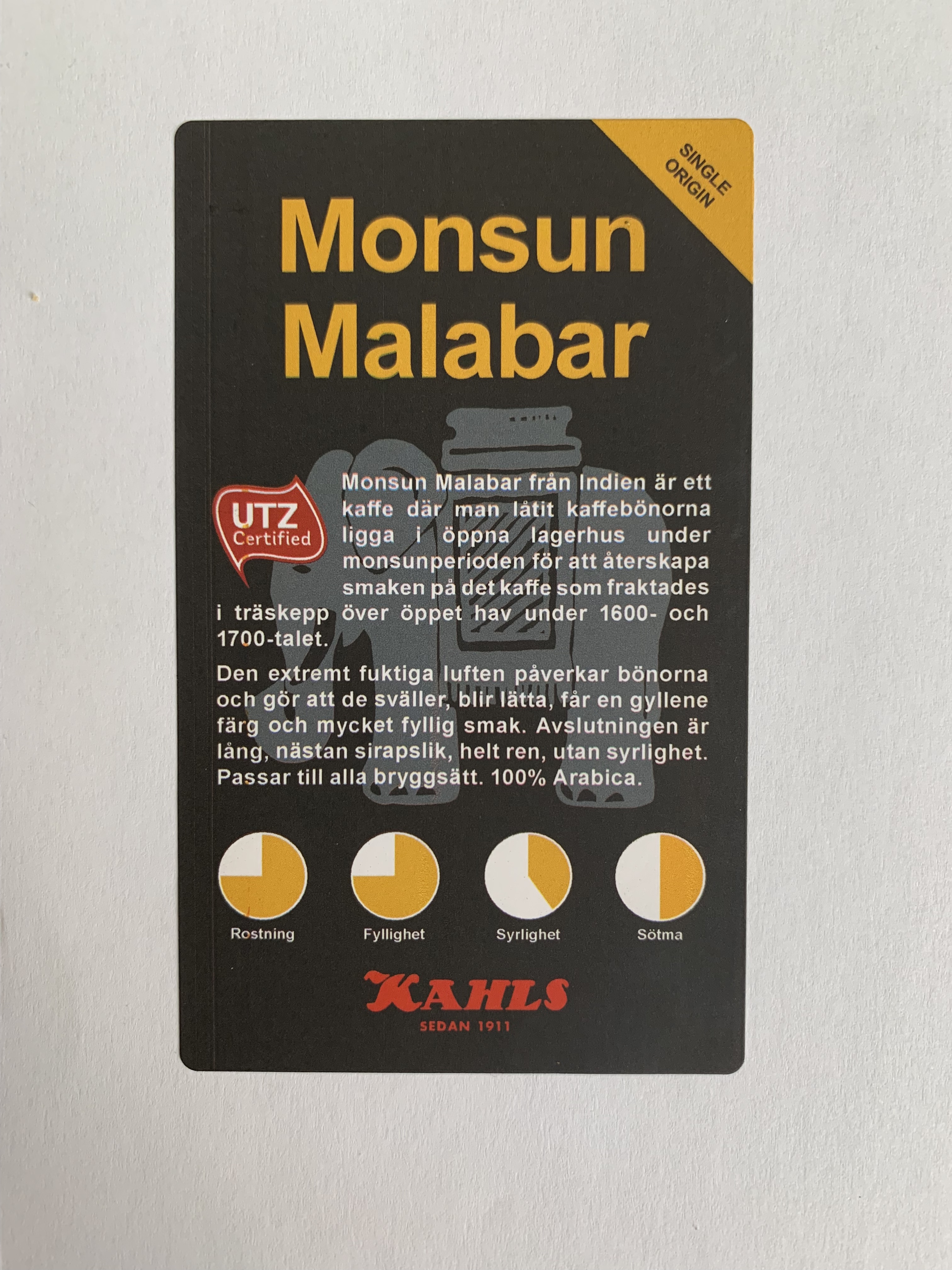 Monsun malabar lösvikt