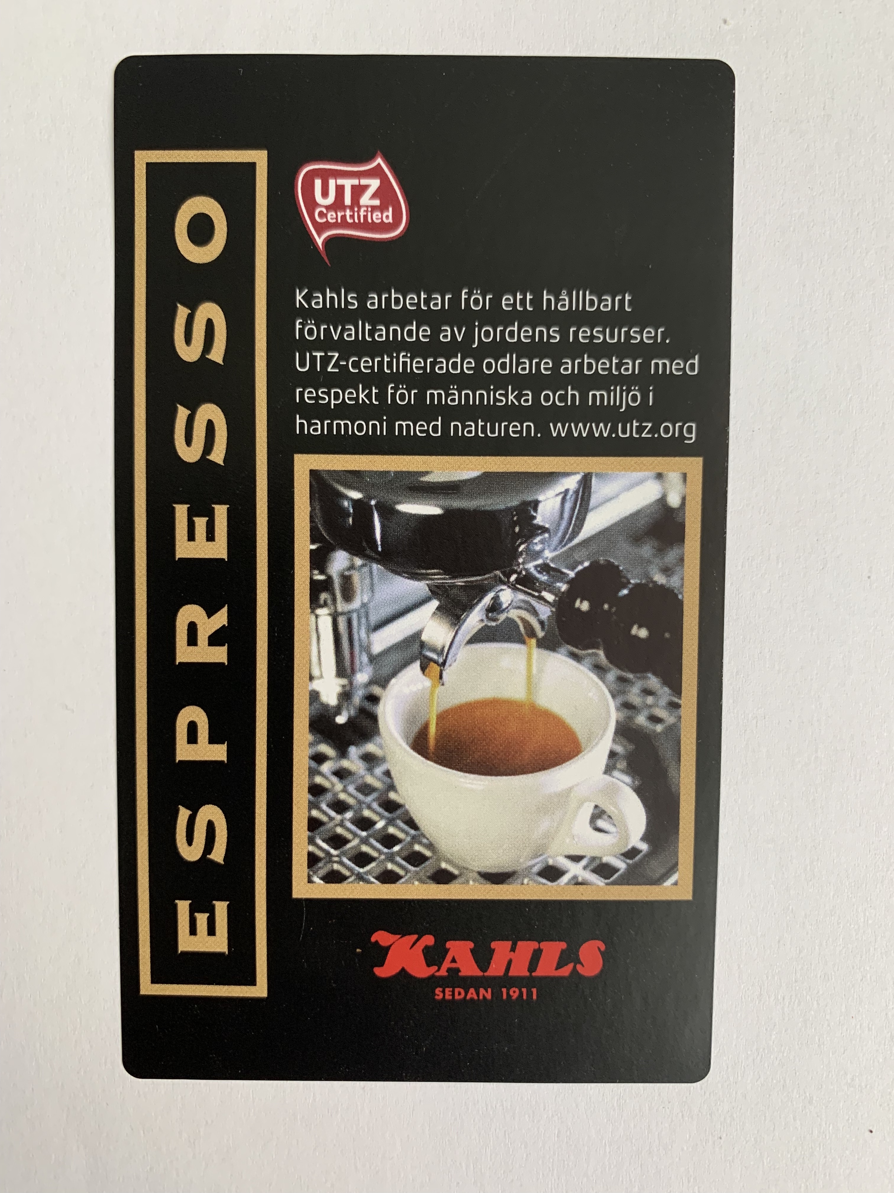 Italiensk espresso lösvikt