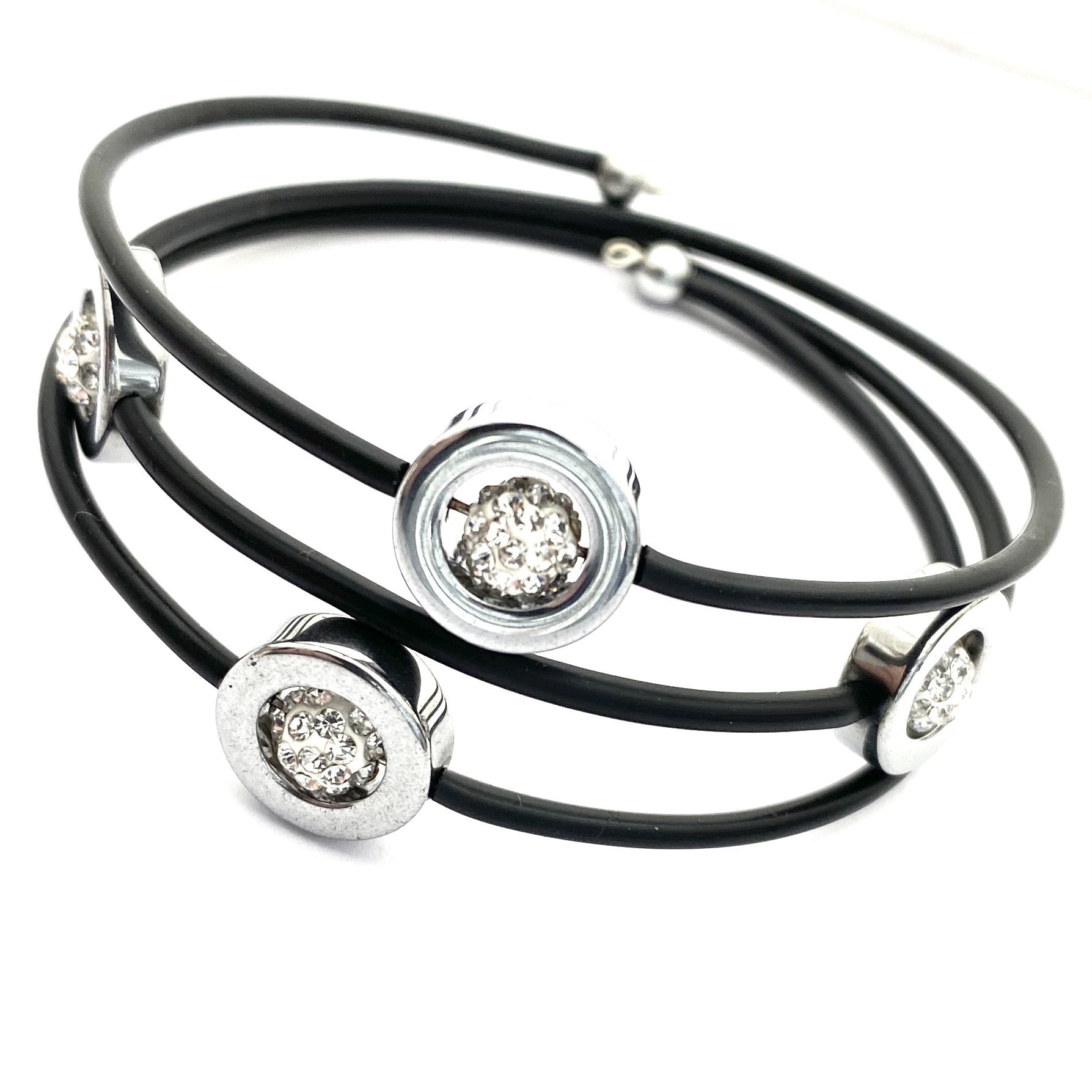 Armband Donna Silver Hematit kristaller  - 2