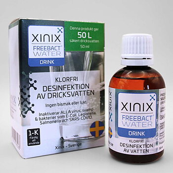 Vattenrening - Xinix FreeBact Water Drink 50