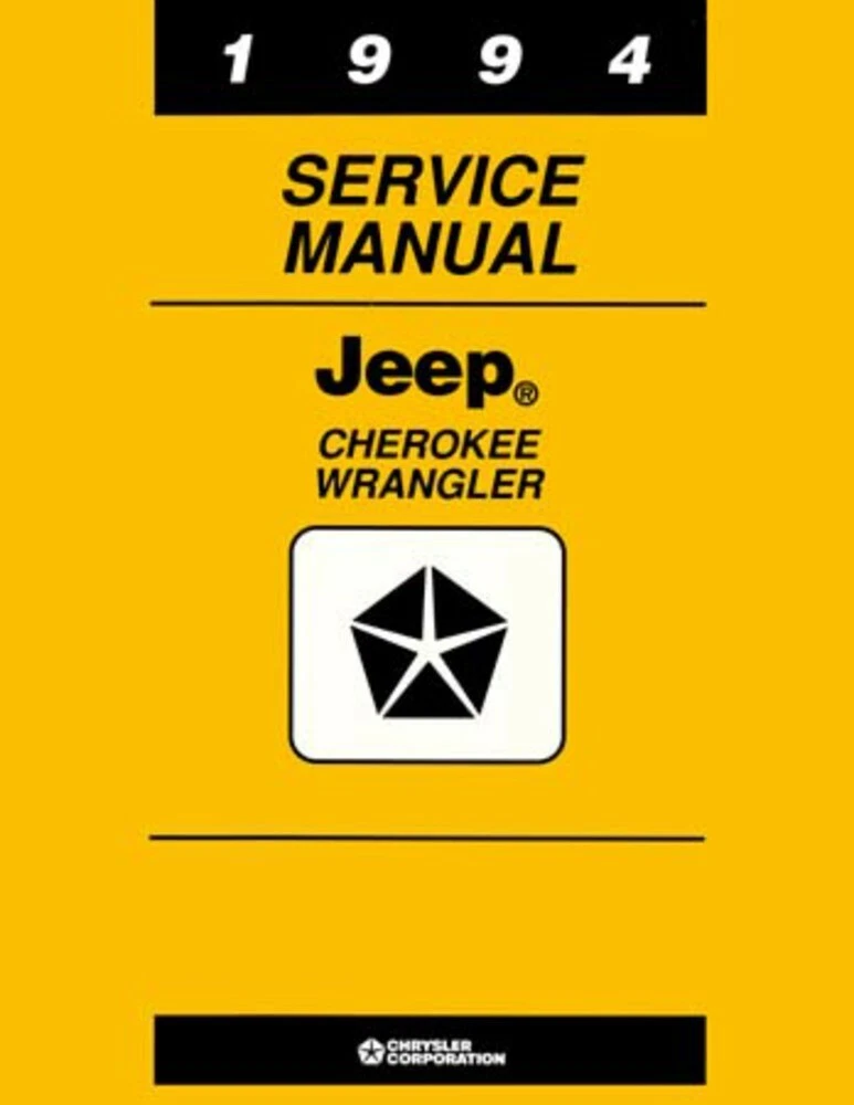 1994 Jeep Cherokee & Wrangler Service Manual