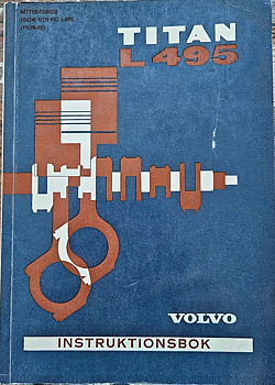 1970 Volvo Titan L 495 Instruktionsbok 4.70
