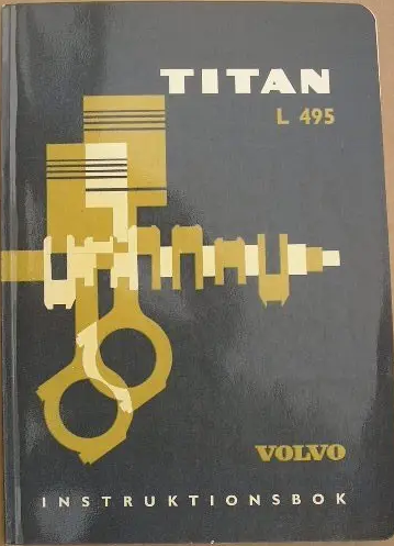 1959 Volvo Titan L 495 Instruktionsbok 9-59