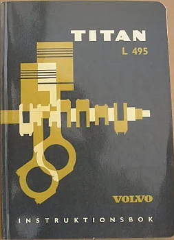 1959 Volvo Titan L 495 Instruktionsbok 9-59