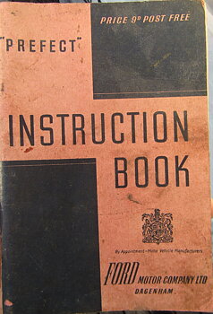 1946 Ford Prefect Instruction Book