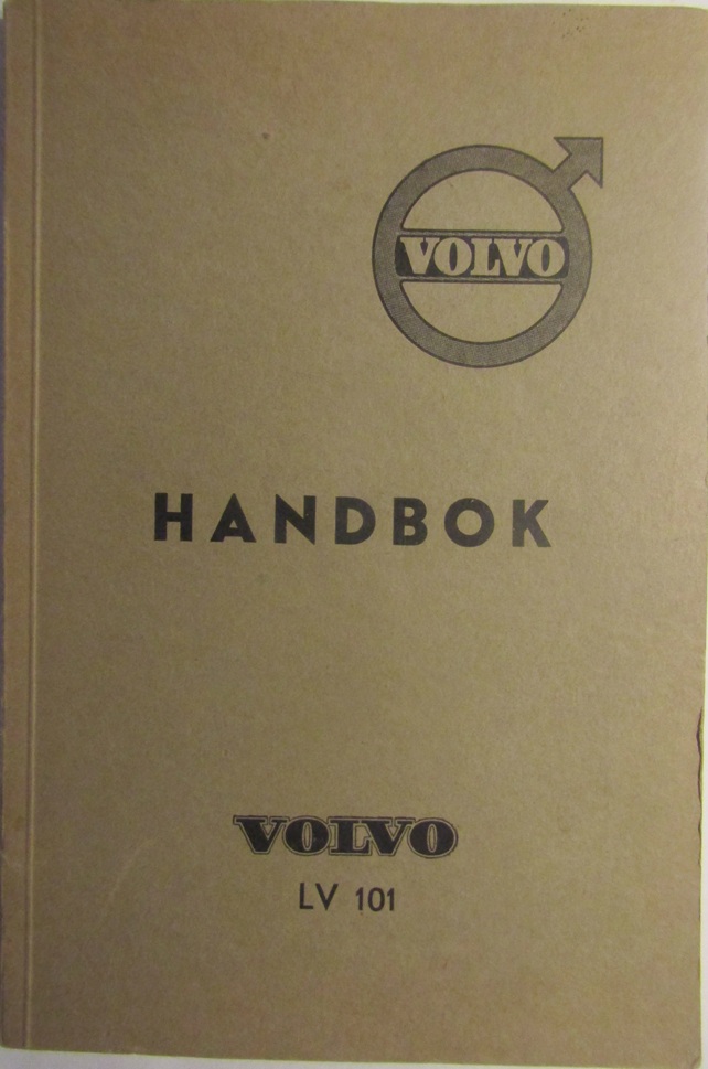 1939 Vokvo LV 101 Handbok