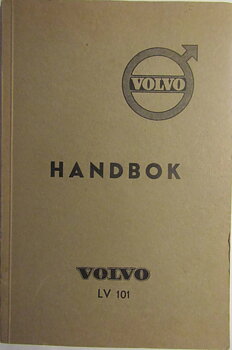 1939 Vokvo LV 101 Handbok