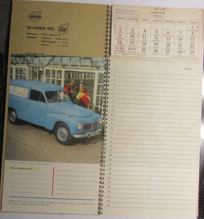 1955 Volvo Kalender - 2