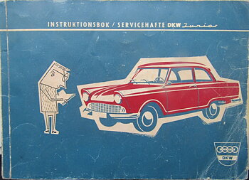 1959-1960 DKW Junior instruktionsbok svensk