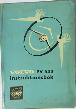 1963 Volvo PV 544 instruktionsbok