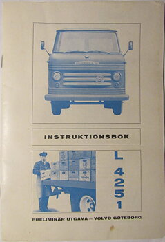 1964 Volvo L 4251 Instruktionsbok 3.64