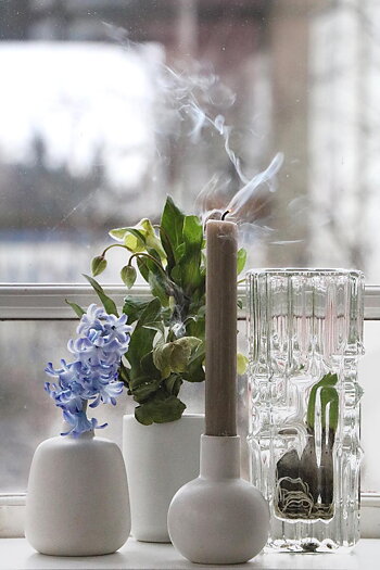Flaska med låsbart lock PURE White