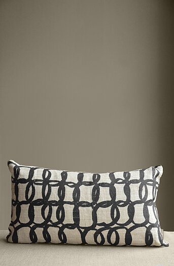 Kudde Circles Svart 40x60 cm