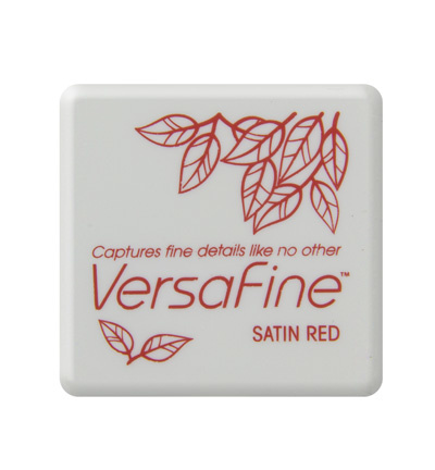 Röd - Satin red, Versafine Small Pad, Tsukineko