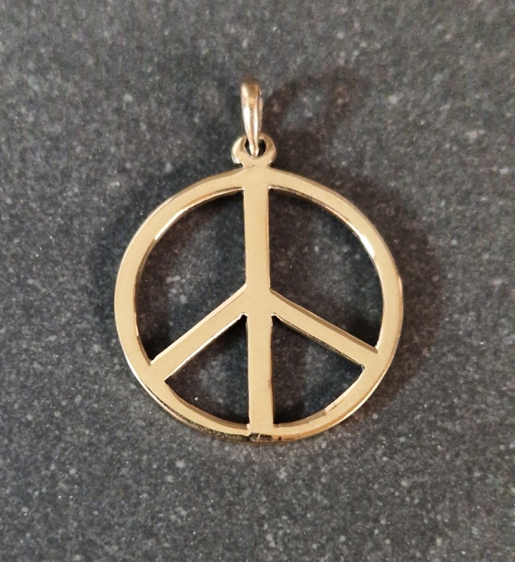 Hänge i Brons - Peace