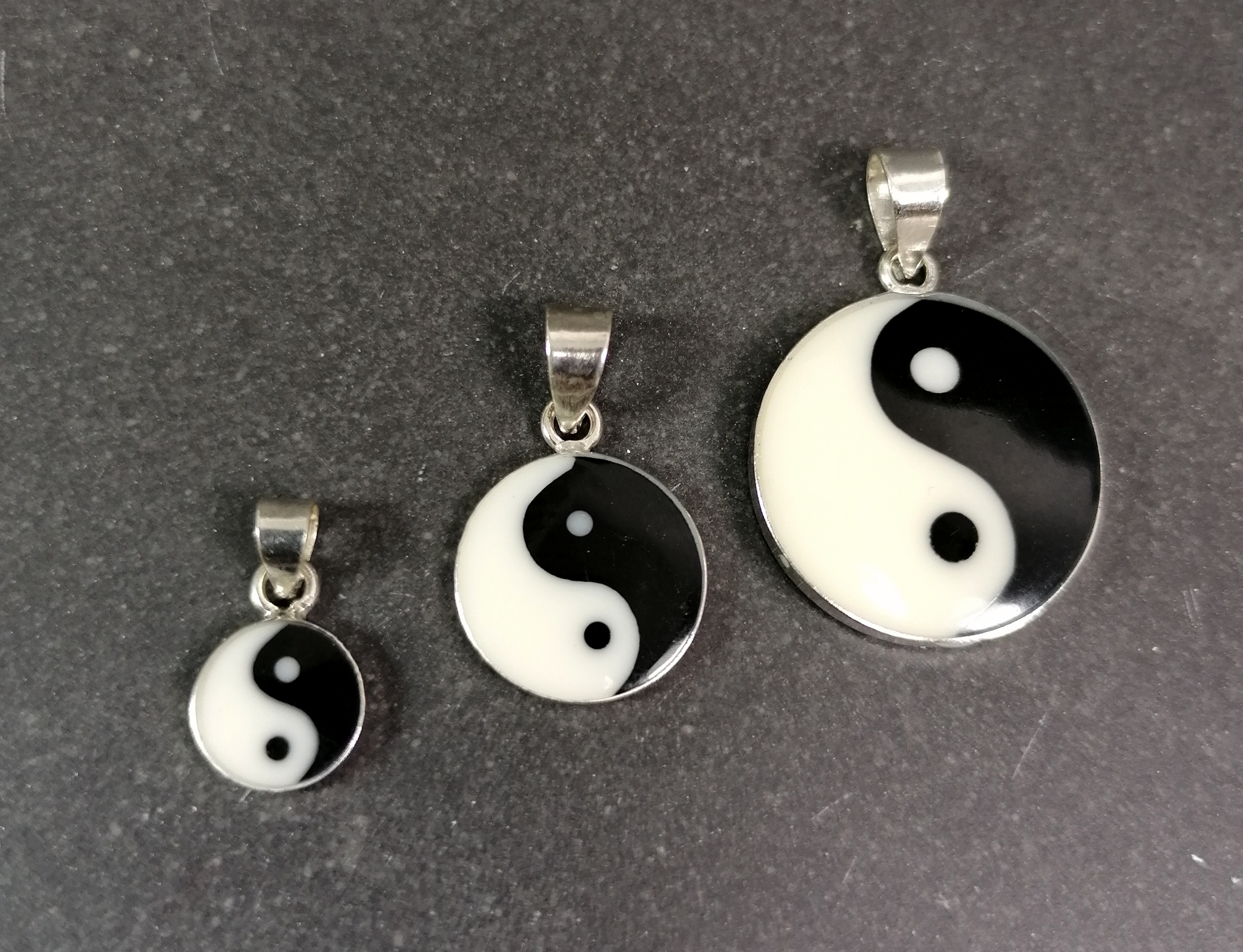 Yin Yang hänge i Silver